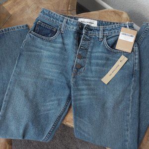Reformation Winona Mid Slim w/ Button Fly